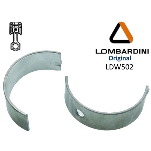 COJINETE DE CIGÜEÑAL Ó BANCADA LDW502 +0.25. ORIGINAL.