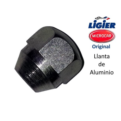 TUERCA DE RUEDA ALUMINIO LIGIER / DUÉ. 0211042. ORIGINAL.