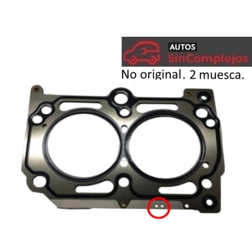 JUNTA DE CULATA. LOMBARDINI LDW502. 2 MUESCAS. NO ORIGINAL.