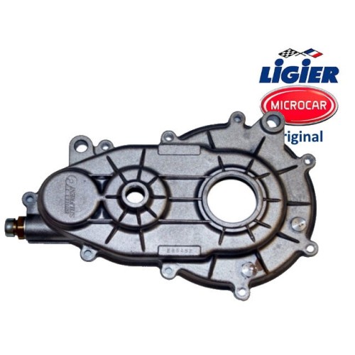 SEMICARTER DE CAJA CAMBIO DERECHO MICROCAR / LIGIER. 0131834. ORIGINAL.