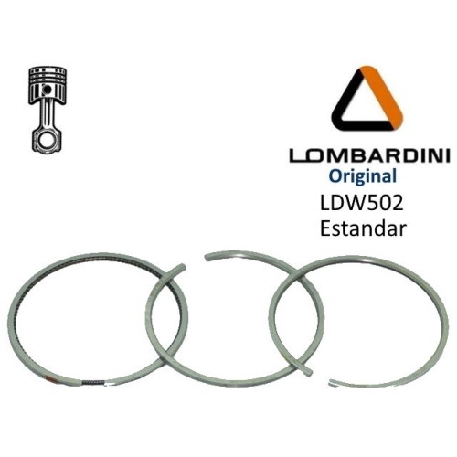 JUEGO DE SEGMENTOS LOMBARDINI LDW502. ESTANDAR . ORIGINAL.