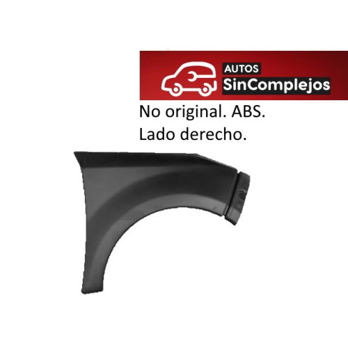 ALETA DELANTERA DERECHA ABS AIXAM 2023. NO ORIGINAL. 763CC014