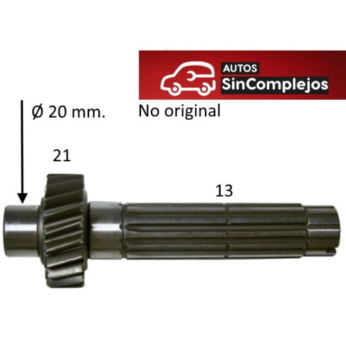 ÁRBOL SECUNDARIO D21/13. CAJA DE CAMBIO COMEX.