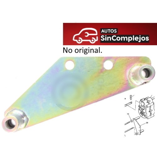 SOPORTE DE CAJA CAMBIO MICROCAR VIRGO. NO ORIGINAL. 0669641