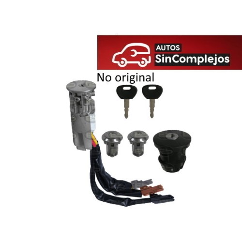 ANTIRROBO + 2 LLAVES + 2 BOMBINES + 1 TAPÓN DE DEPÓSITO