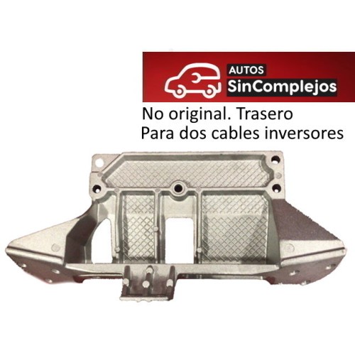 SOPORTE DE MOTOR TRASERO ALUMINIO LIGIER. DOS CABLE INVERSORES. 0131811 / 1008210