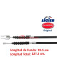 CABLE DE FRENO MANO MICROCAR MC 1. ORIGINAL. 1003408