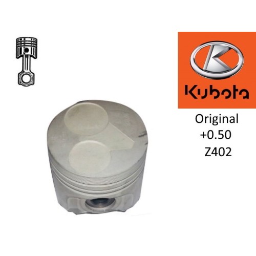 PISTÓN SIN SEGMENTOS +0.5. MOTOR KUBOTA Z402. ORIGINAL.