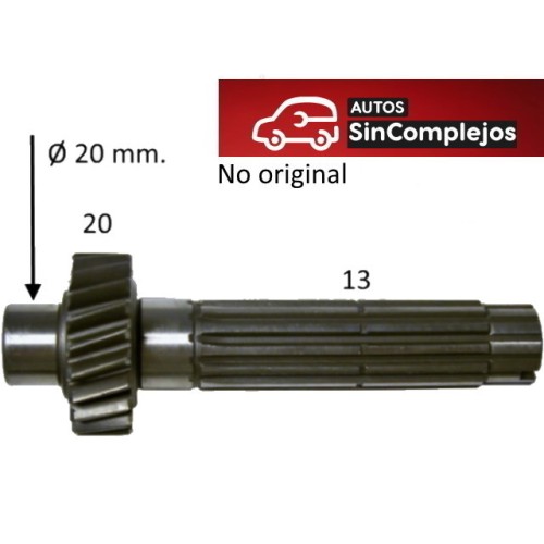 ÁRBOL SECUNDARIO D20/13. CAJA DE CAMBIO COMEX.