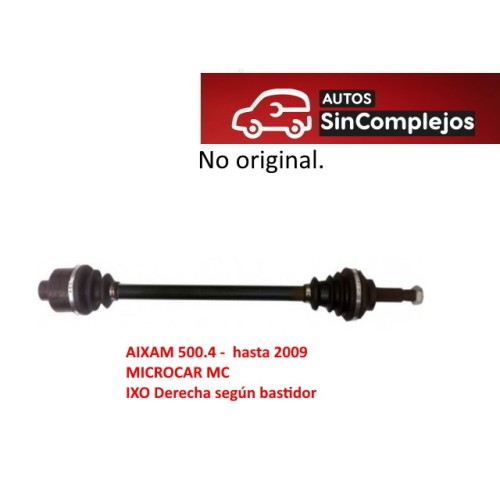 TRANSMISIÓN AIXAM / MC / IXO. NO ORIGINAL.