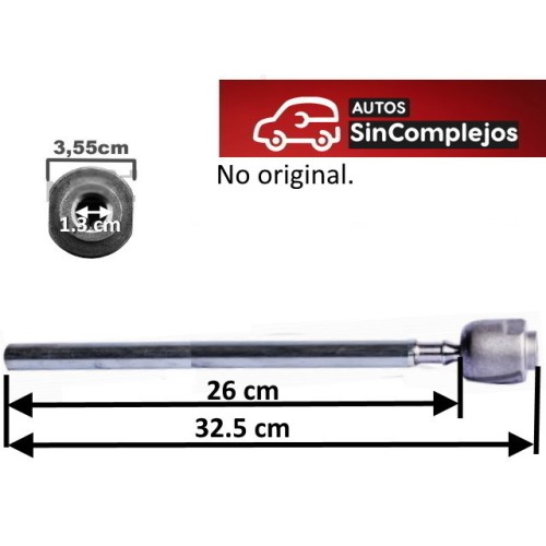 BIELETA DE DIRECCION O ROTULA AXIAL BAROODER. NO ORIGINAL.