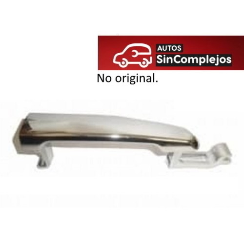 MANETA EXTERIOR CROMADA AIXAM. 7AP115. NO ORIGINAL.