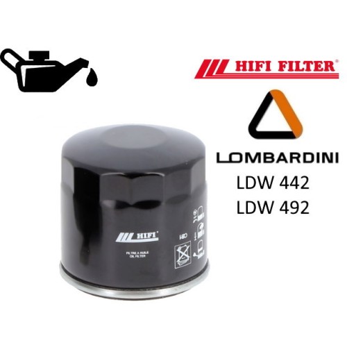 FILTRO DE ACEITE MOTOR LOMBARDINI DCI. 1010476. HIFI FILTER