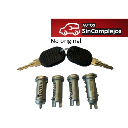 CONJUNTO DE 2 BOMBINES DE PUERTA, 1 DE DEPÓSITO Y 1 DE PORTÓN