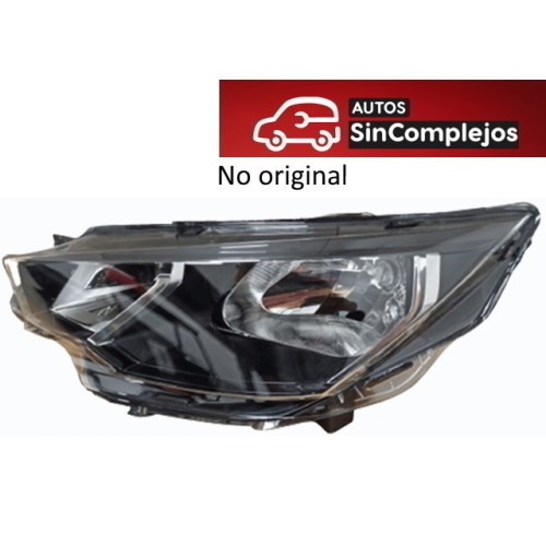 FARO DELANTERO IZQUIERDO AIXAM 2020 FONDO NEGRO. NO ORIGINAL . 800BM003