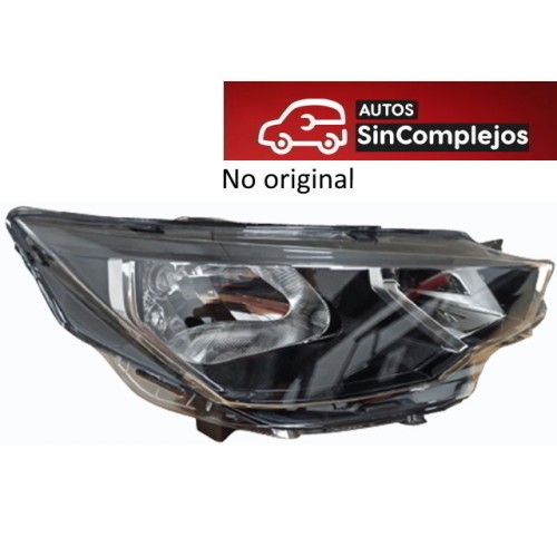 FARO DELANTERO DERECHO AIXAM 2020. FONDO NEGRO. NO ORIGINAL . 800BM004