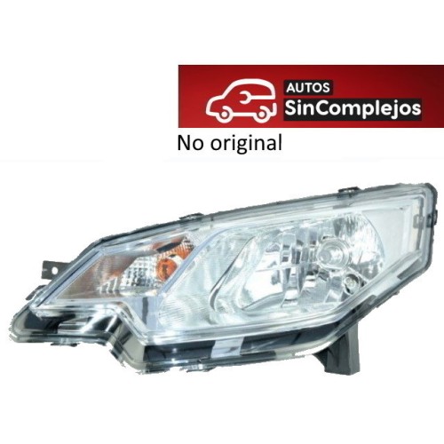FARO DELANTERO IZQUIERDO METALIZADO AIXAM / MINAUTO. NO ORIGINAL. 8AZ003