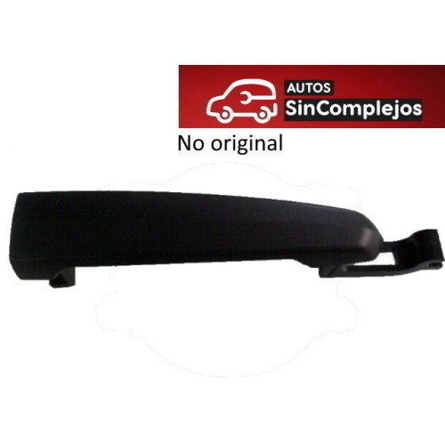 MANETA EXTERIOR NEGRA AIXAM. NO ORIGINAL. 7AP114