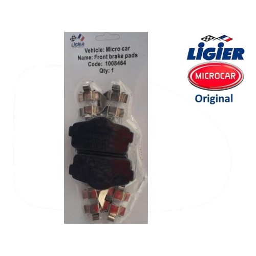 PASTILLAS DE FRENOS DELANTERAS LIGIER / MICROCAR. ORIGINAL. 1008464