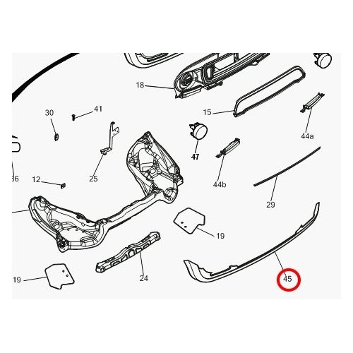 SPOILER DELANTERO MICROCAR M8. 1401328.ORIGINAL.