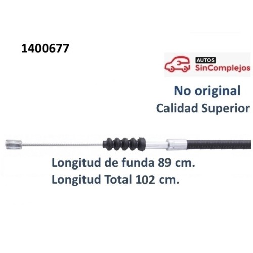 CABLE DE FRENO MANO M.GO / DUÉ / JS50. 1400677. CALIDAD SUPERIOR.