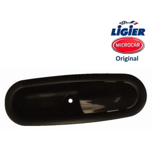 MANETA INTERIOR. TIRADOR NEGRO. LIGIER / MICROCAR. 0081813. ORIGINAL